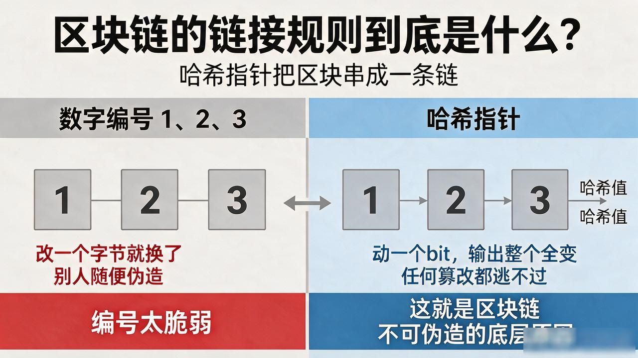 比特币区块链接机制_区块链的链接规则_区块链哈希指针原理